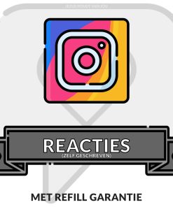 Instagram Reacties Kopen (Zelf Geschreven)