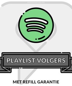 Spotify Volgers Kopen Playlist
